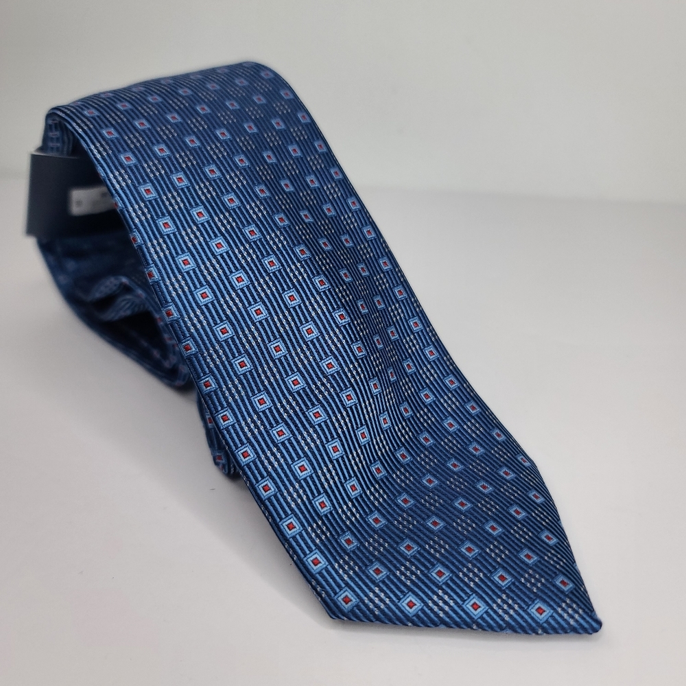 Stafford Blue & Red Tie.